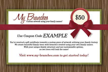 Gift Certificate Example